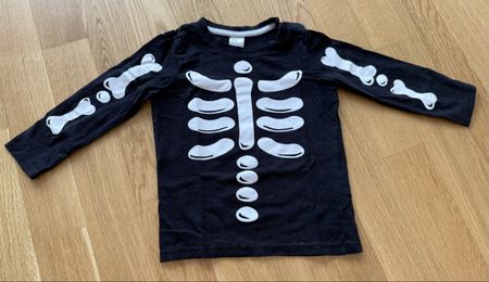 H&M - Pull squelette, taille 86, parfait Halloween