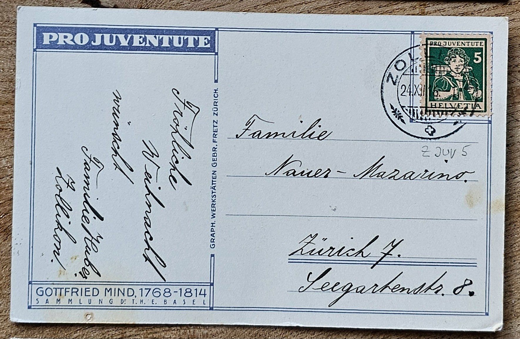 Tutti i francobolli: Pro Juventute Karte, 1916 – Usato da Les Valettes venduto da Nuba1 1