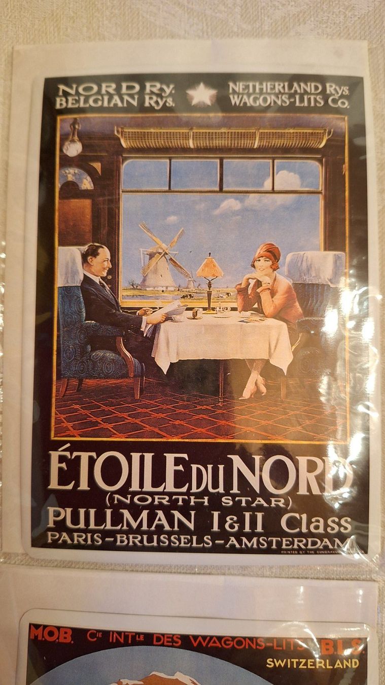 Altro in Decorazioni & Accessori: retro Blechdose  mit 8Blech-Postkarten "Orient-Express" – Nuovo (secondo la descrizione) da Dornach venduto da majo8689 9