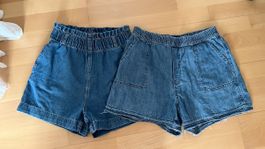 Kleiderhaken: 2 Jeans Shorts für Teens