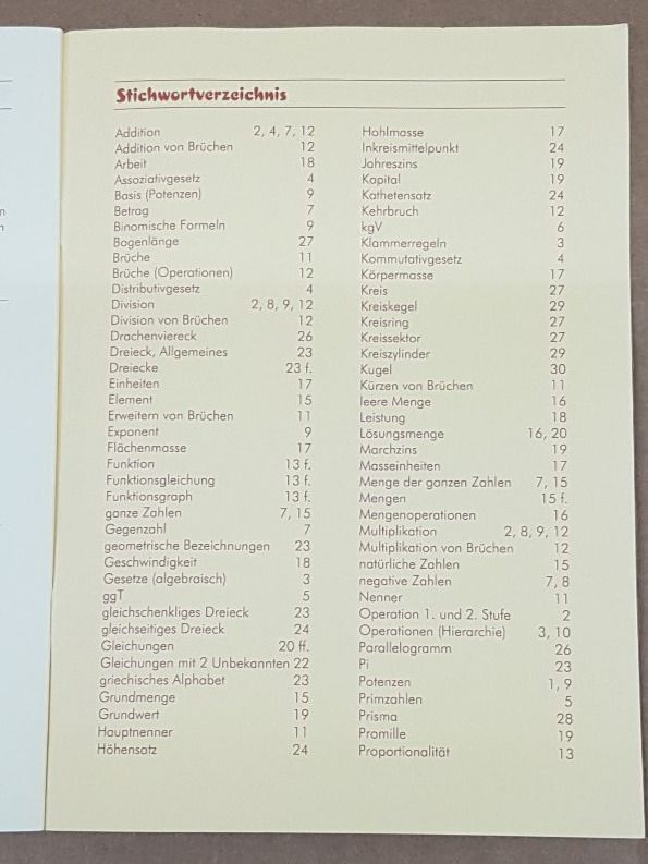 Bücher: Formel Heft Format A5 – Gebraucht aus Teufenthal AG von boebe071 1