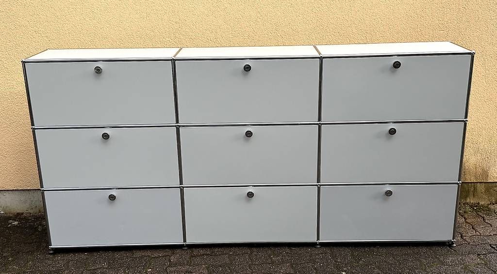 USM Scaffali: USM Haller Sideboard Lichtgrau 3X3 Top Preis – Usato da Dietikon venduto da Kumar_Occasionen 1