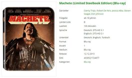 Machete (Limited Steelbook Edition) - Bluray
