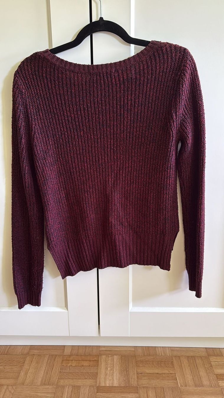 Maglioni & Felpe: Dunkelroter Strickpullover von Tally Weijl. gr S – Usato da sissach venduto da maa_57j5 1