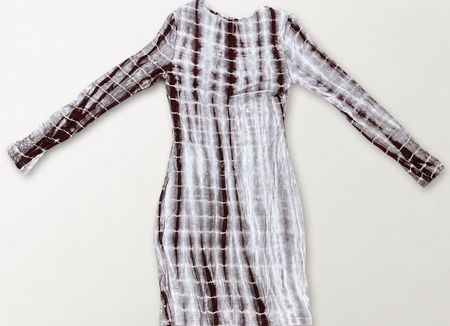 Trendiges Kleid mit Batikmuster, Grösse M, Herbst/Sommerlook