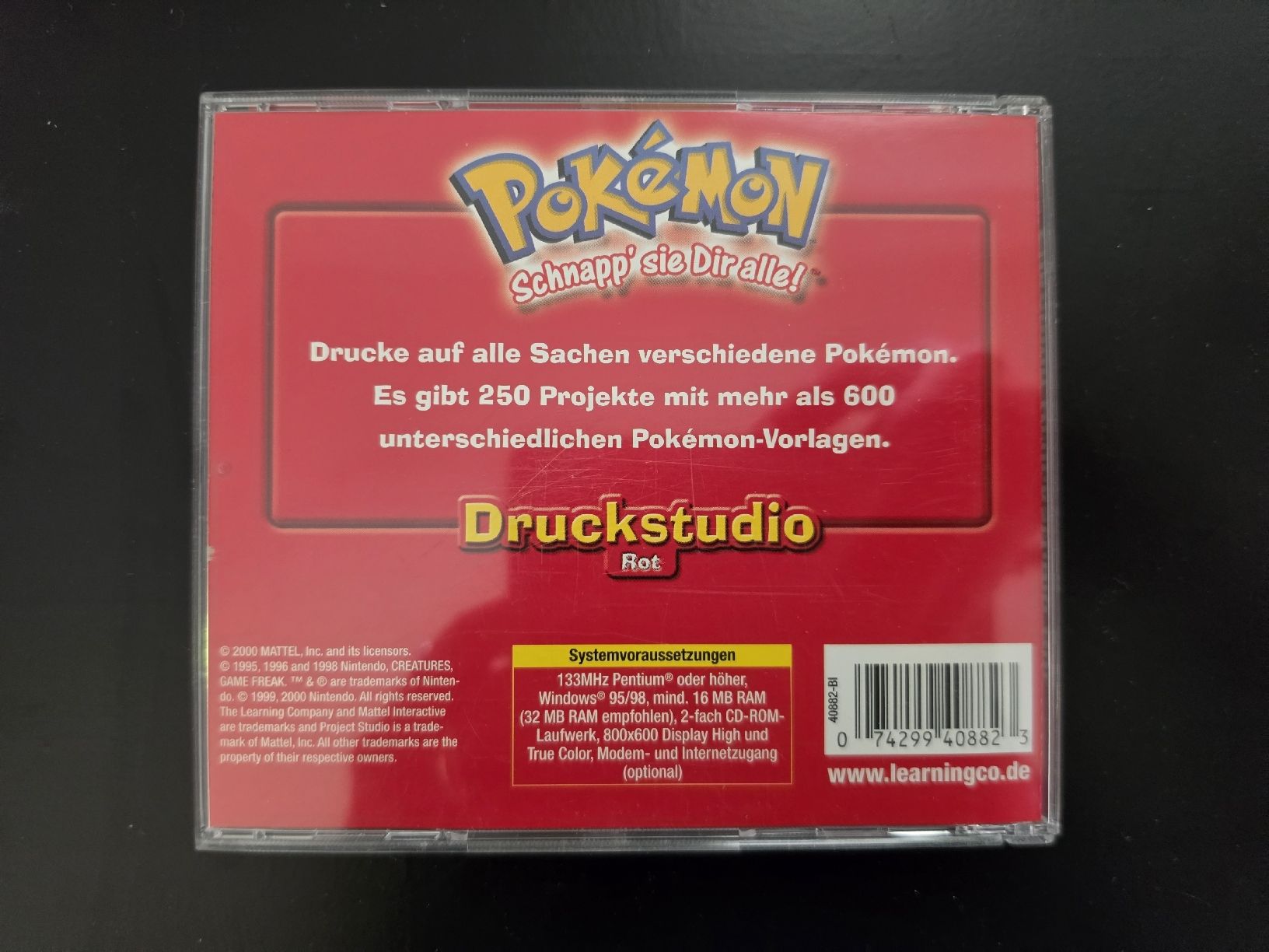 Giochi: Pokemon Schnappi sie Dir alle Druckstudio PC Spiel – Usato da Wallisellen venduto da BaronesseLea 1