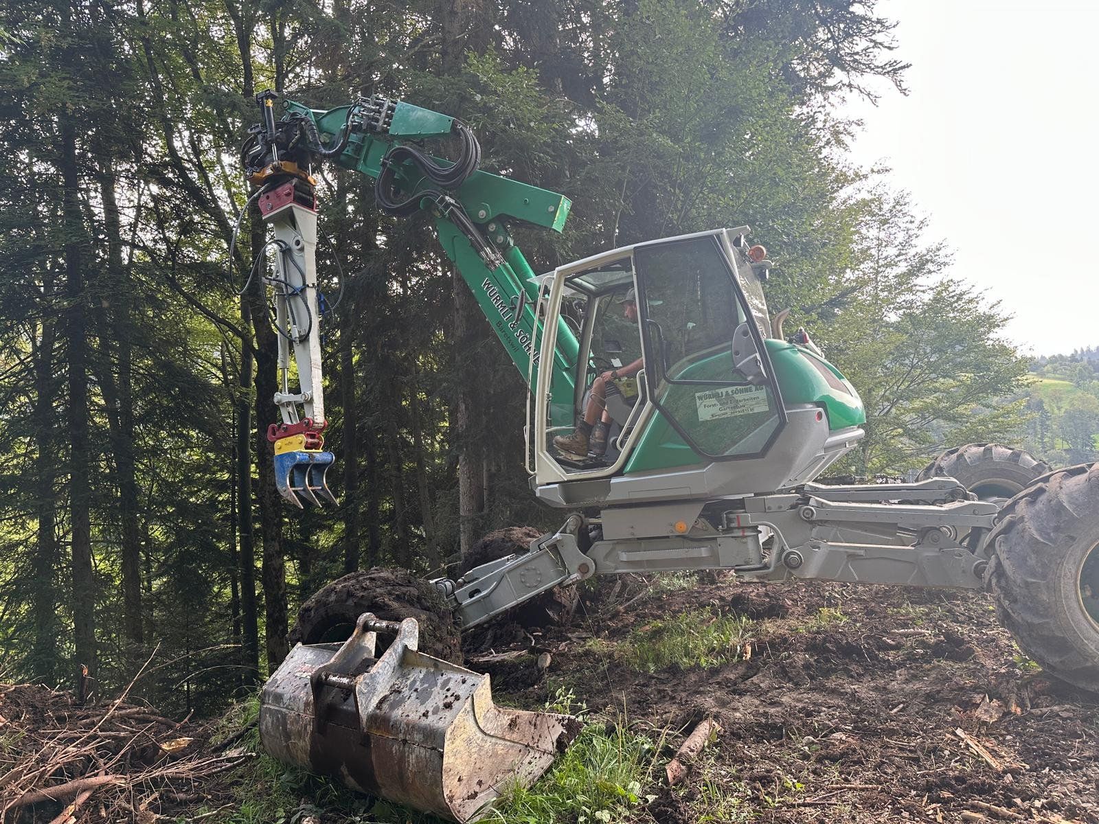 Escavatori: Roderechen Wurzelrechen – Nuovo (secondo la descrizione) da Kirchberg SG venduto da huiag.ch 1