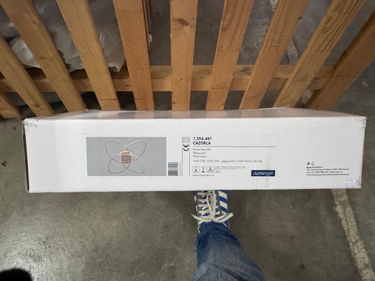 Livique Lampadari & plafoniere: Deckenlampe Cazorla Grau Aluminum – Nuovo (secondo la descrizione) da Schaffhausen venduto da sil_5jz9 3