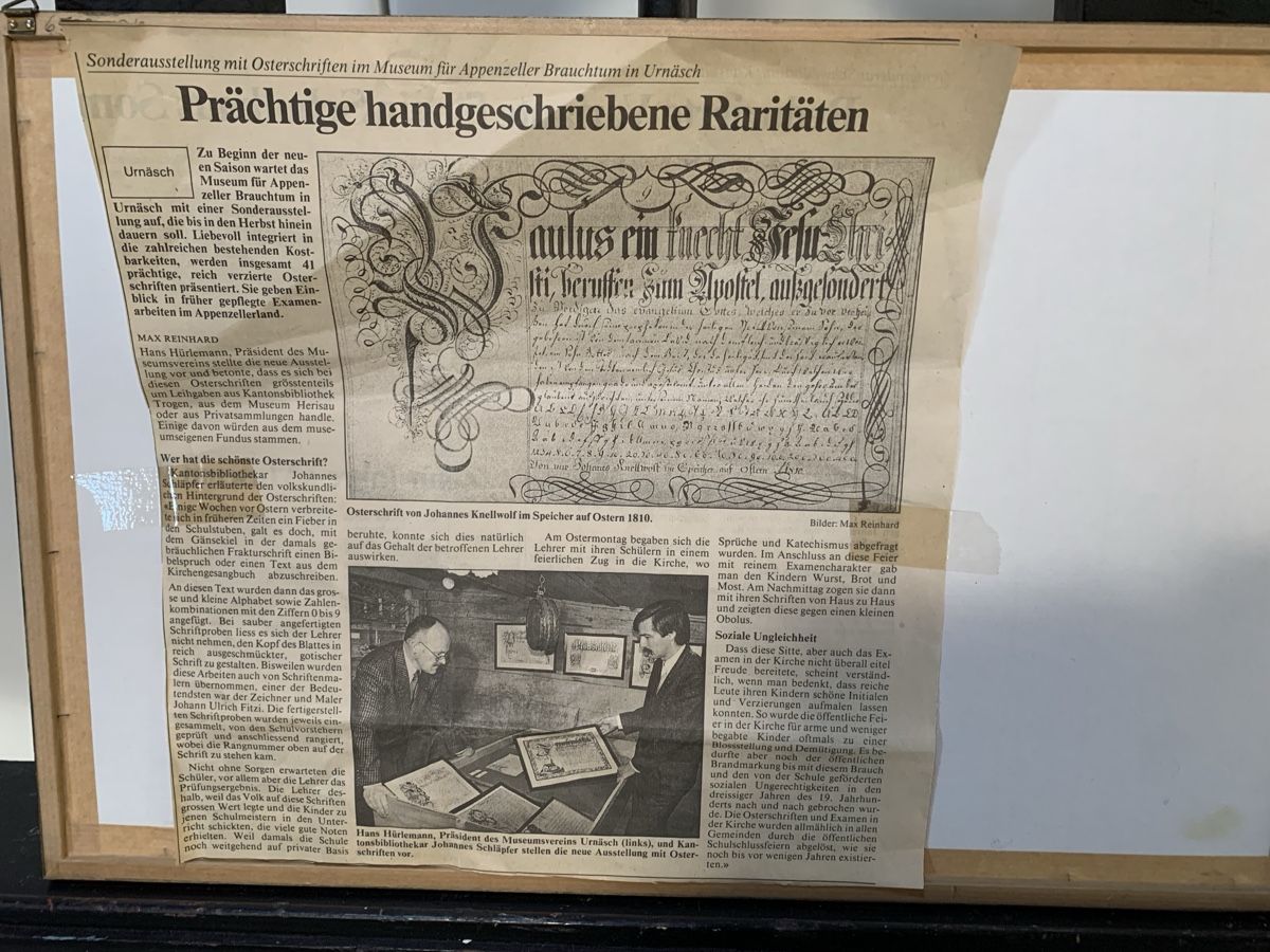 Gemälde: Appenzeller Osterschrift ca 1880 – Gebraucht aus Wolfhalden von SecondAntique 5