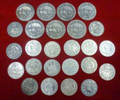 Sammlung von 25 Stück Medaillen Schweiz (NP v. Kanton Taler)