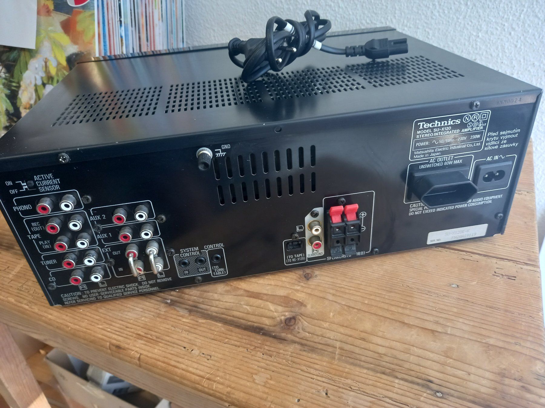 Technics Amplificatori: Technics SU-X120  Verstärker – Usato da Prez-vers-Siviriez venduto da Monija70 8