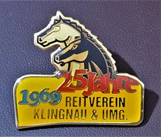 P792 - Pin 1969  25 Jahre Reitverein Klingnau & Umgebung