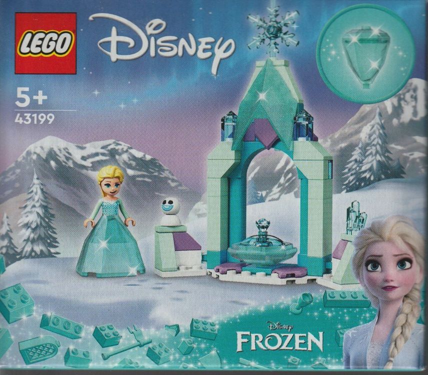 LEGO DISNEY PRINCESS 43199 IL CORTILE DEL CASTELLO DI ELSA