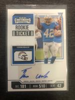 Panini Contenders Tiawan Mullen San Diego Chargers rc Auto