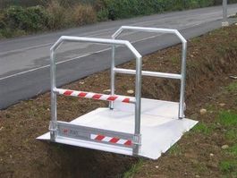 Personensteg Gangway MP16/10 Passarelle provisorische Brücke