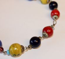 INTERESSANTE MILLEFIORI  HALSKETTE.VENEDIG, MURANO, VINTAGE.