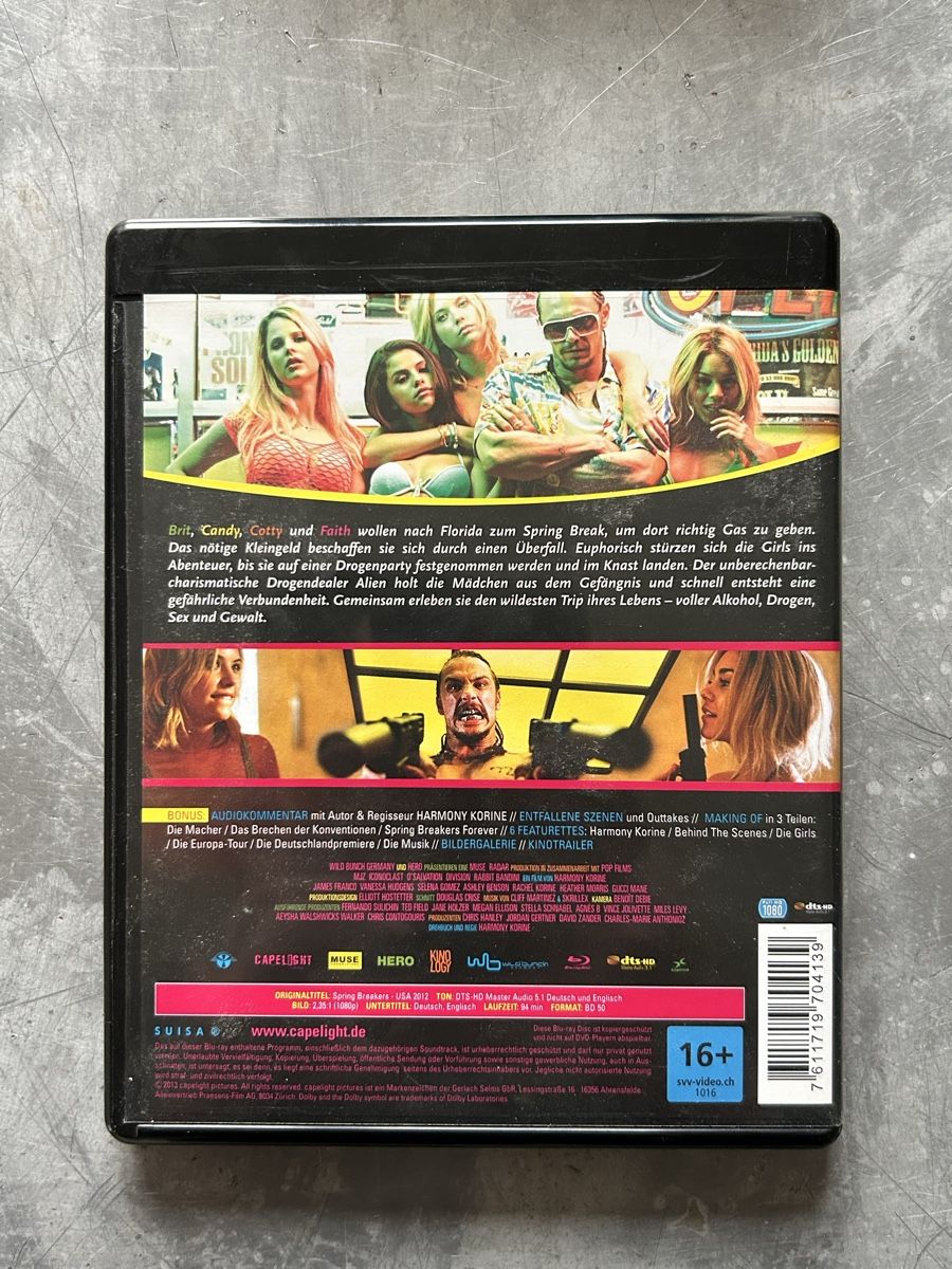 Spring Breakers - Bluray - Drama, Selena Gomez [2012] (Gebraucht) in ...