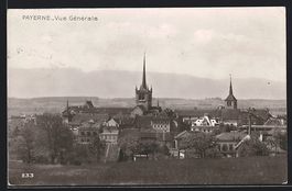 AK Payerne, Vue Generale, 1911