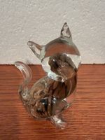 Glass Cat Figurine