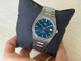 Tissot PRX Powermatic 80 Titan 38mm Blau, Full Set