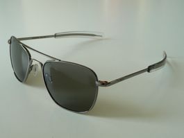NEUE Randolph Aviator Gun Metal 52mm GRAUE Gläser  AF045