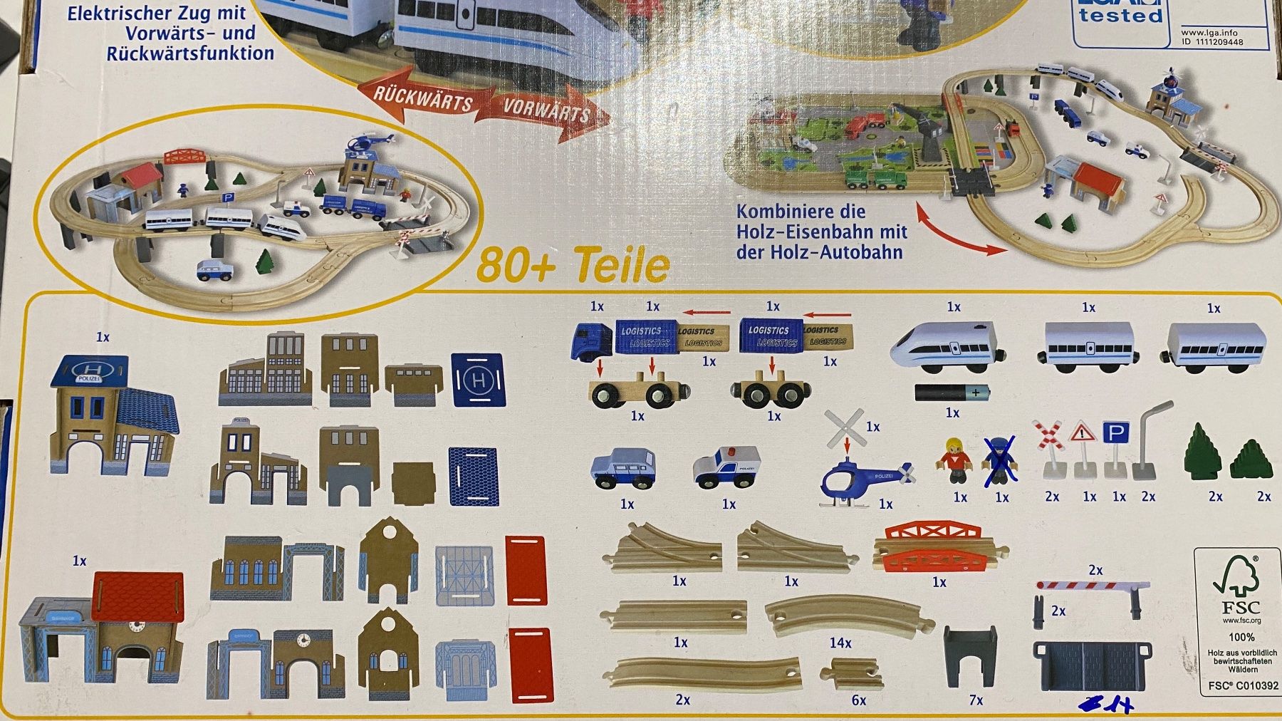Giocattoli: Holz-Eisenbahn – Usato da Dussnang venduto da trooper479 1