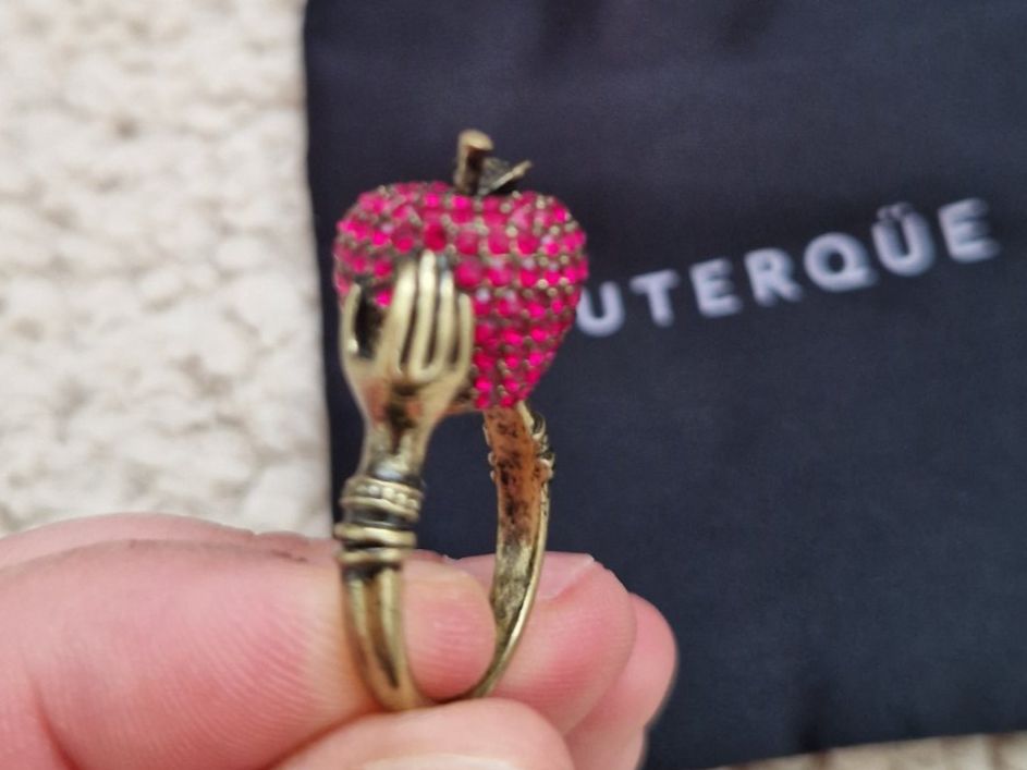 Ringe: Uterque Ring Apfel mit Strass – Gebraucht aus Erlinsbach SO von ULIKH 3