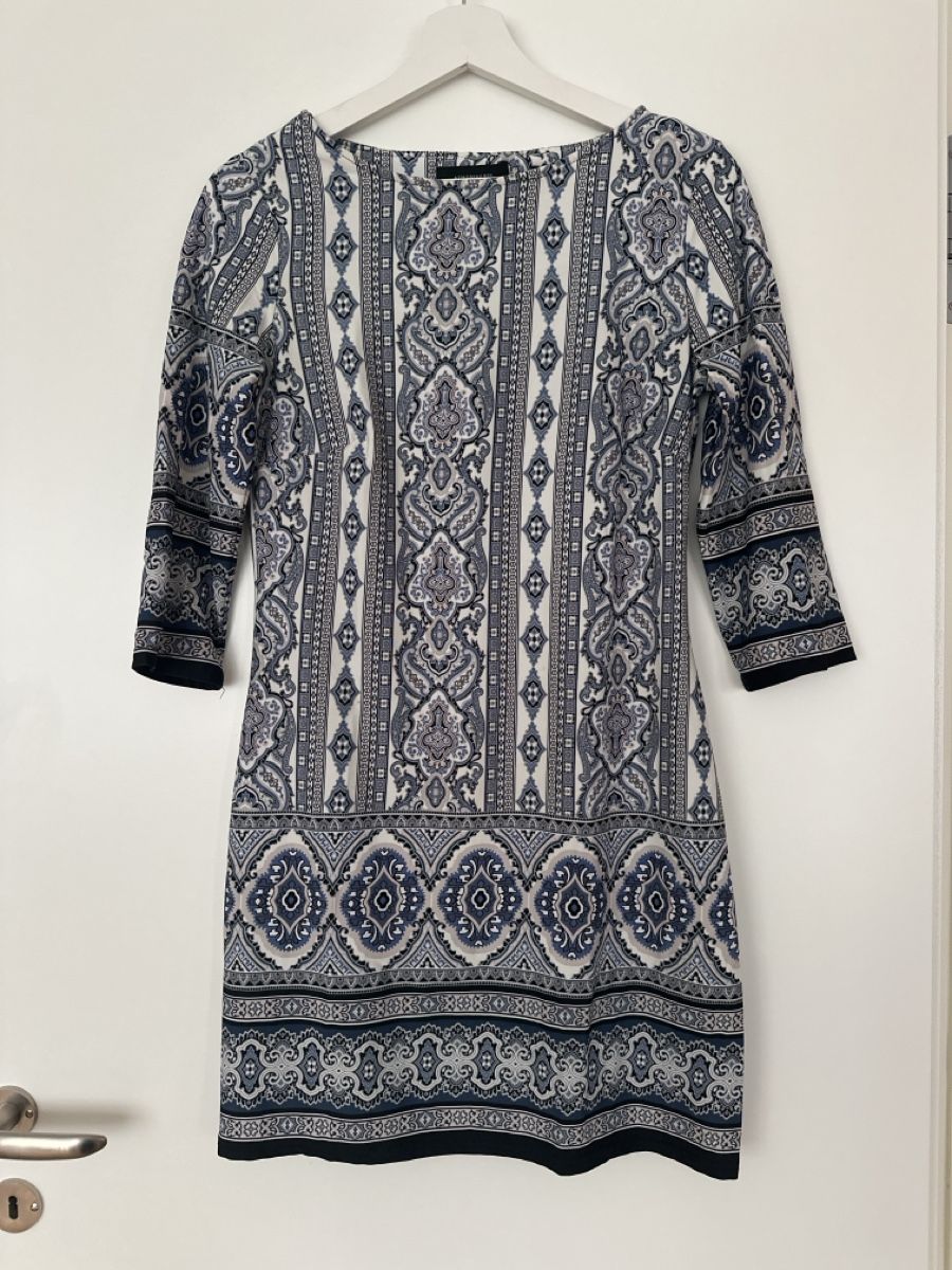 Vestiti: Atmosphere Kleid, Gr. 40, blau/weiss gemustert, Herbst – Nuovo (secondo la descrizione) da Luzern venduto da val_z5jn
