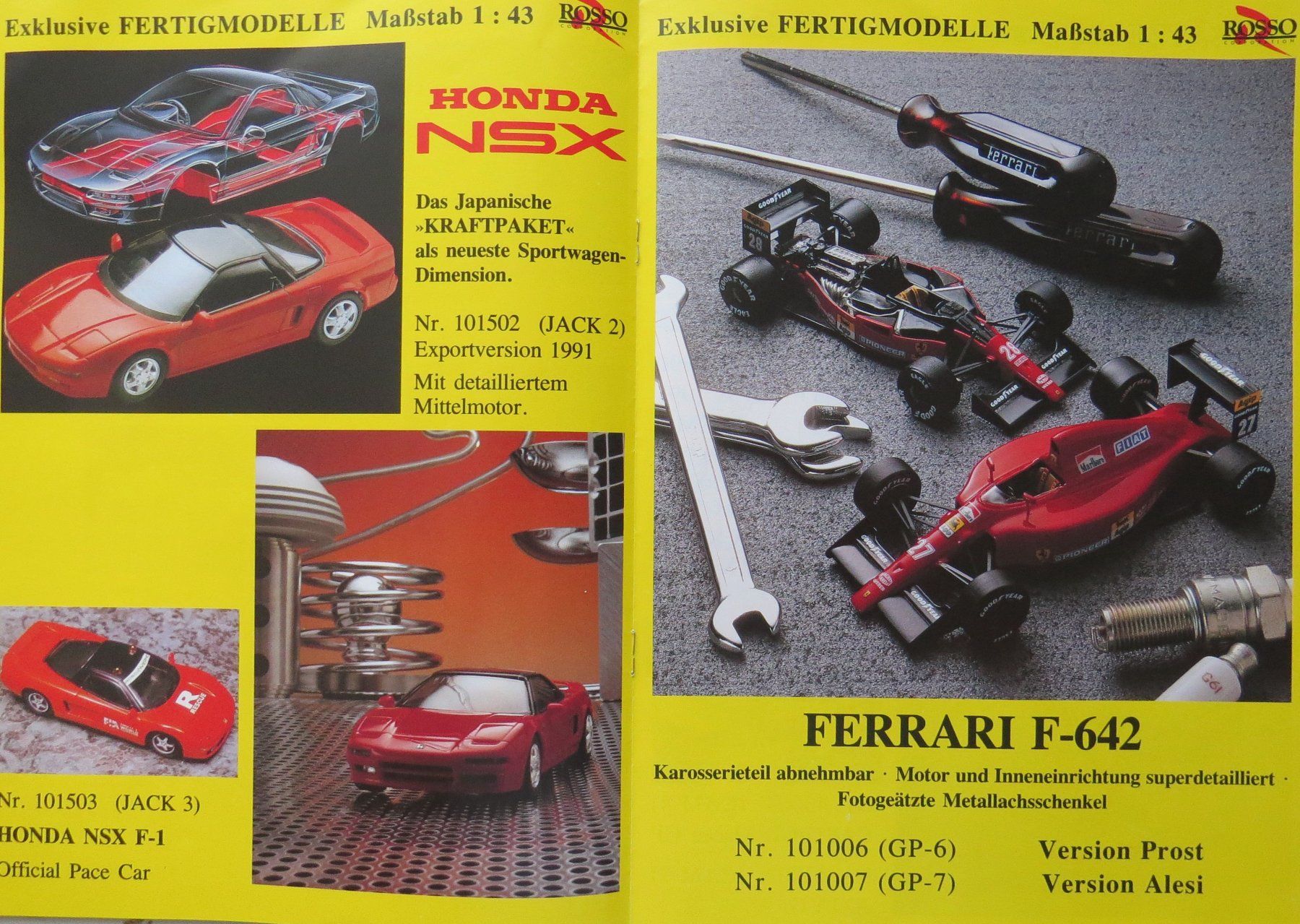 Modellini d'auto: Rosso Modellautokatalog – Nuovo (secondo la descrizione) da Ettingen venduto da campione_1 1