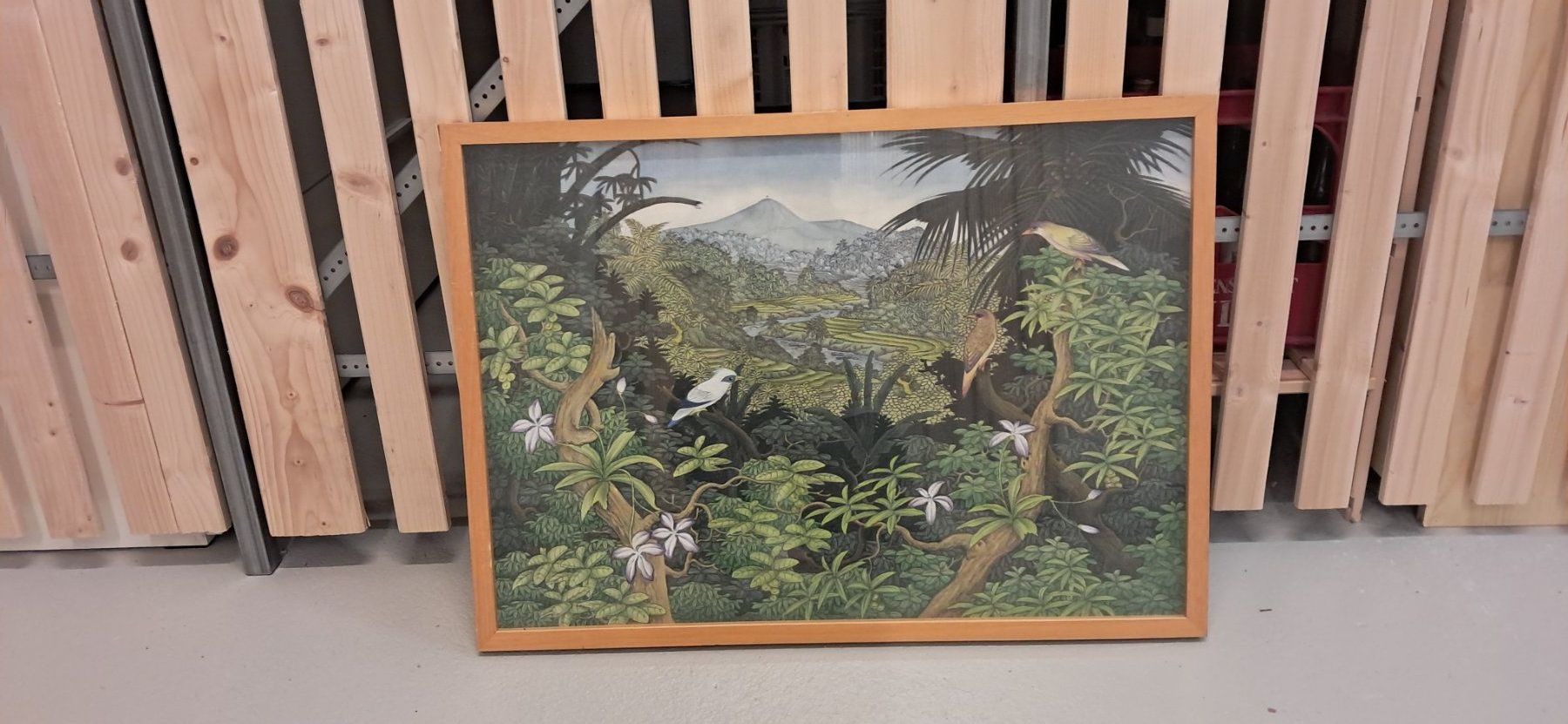 Dipinti: Acryl auf Leinwand, Balinesischer Dschungel – Usato da Chur venduto da Okapi77 2