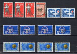 Lots Timbres Suisse  ,  Werbemarken  Neuf voir Photos