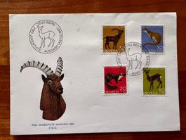 FDC Brief Pro Juventute 1967 (R223)