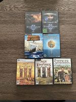 6 PC-Strategiespiele  AoE III, SC II, Anno 1503, etc.