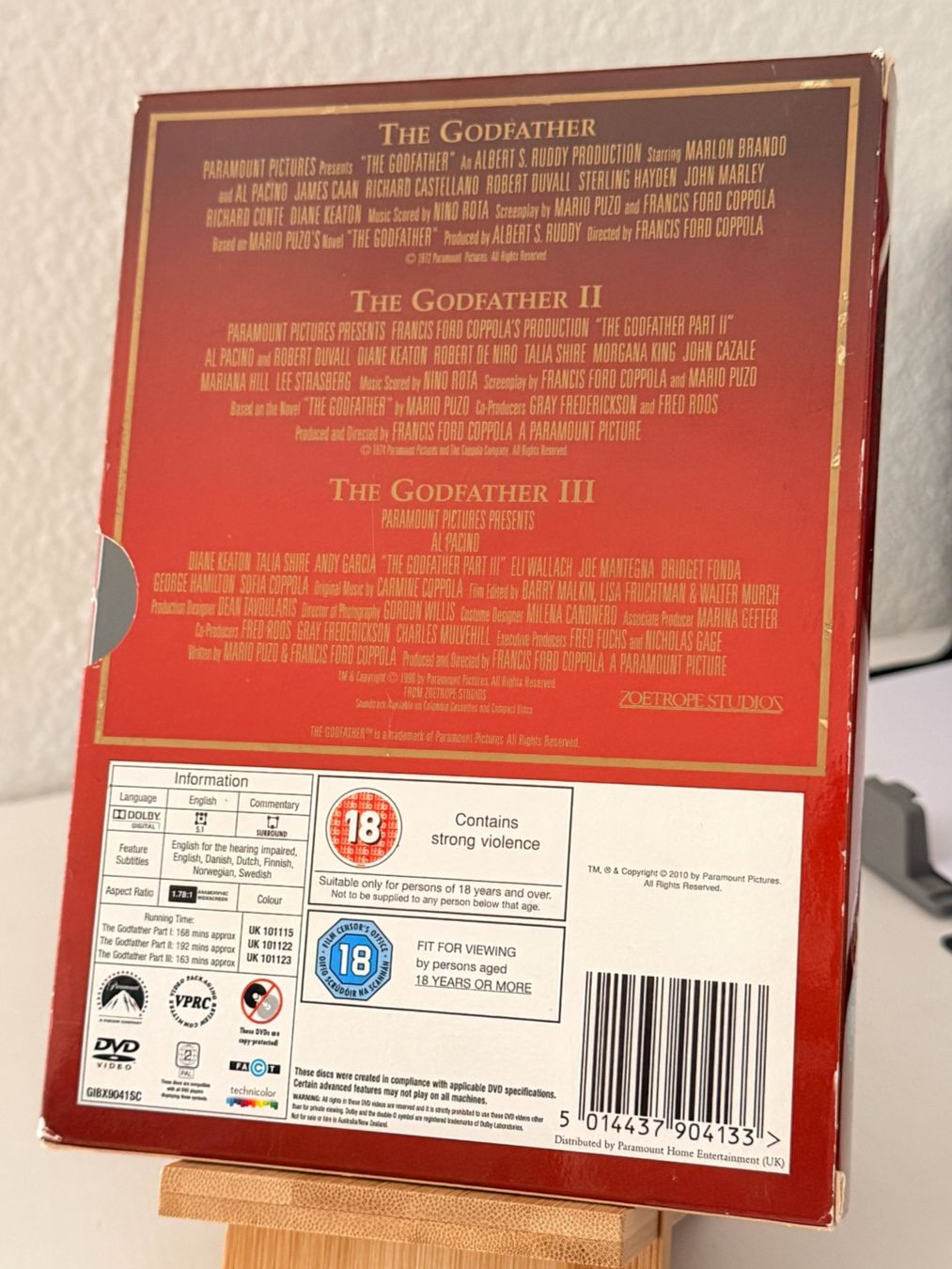 Alle DVDs: The godfather collection – Gebraucht aus Binningen von samorga21 1