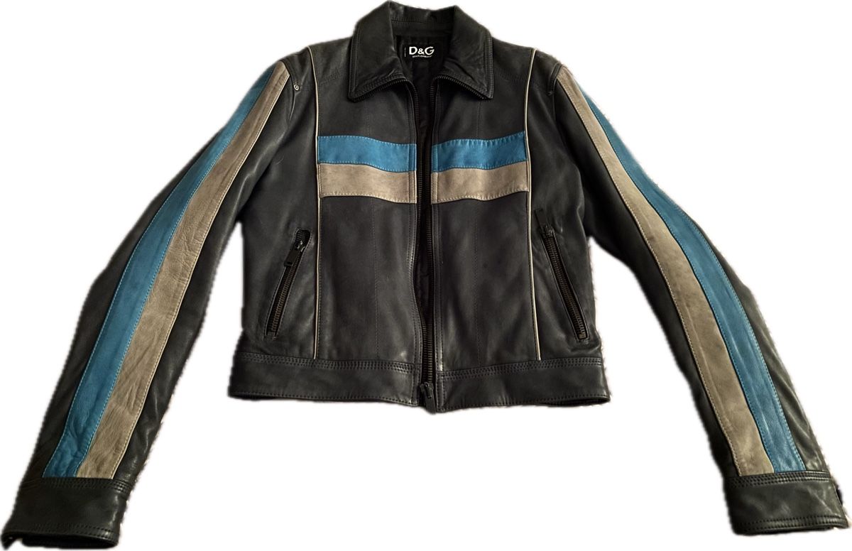 Dolce & Gabbana Giacche: Original D&G Lederjacke – Nuovo e nell'imballaggio originale da Burgdorf venduto da N.O.C.
