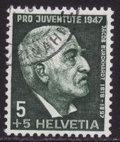 Pro Juventute SBK-Nr. 121 (Jacob Burckhardt 1947) gestempelt