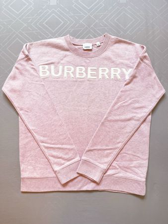 Burberry Sweatshirt, Size 14Y, Light Pink - Excellent Cond.