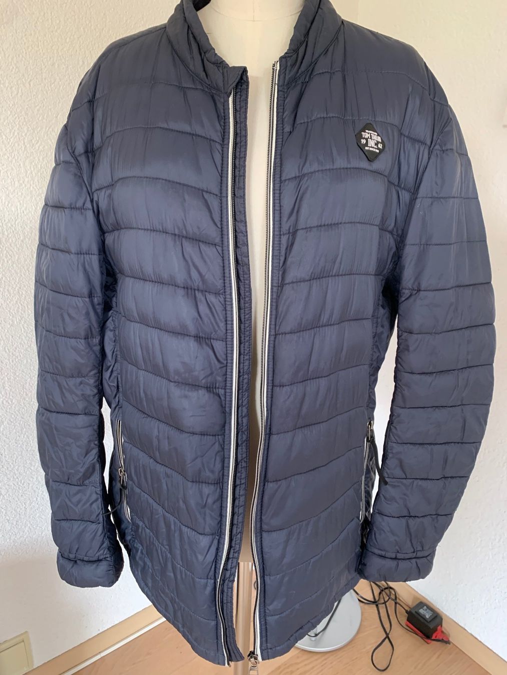 Tom Tailor Jacken: Tom Tailor gesteppte Jacke Herren blau XL – Gebraucht aus Kirchdorf AG von coco123