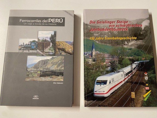 Livres: 2 Bücher über Eisenbahn/Railways Anden – D'occasion à Sulz AG par fischueberalles