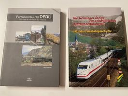 2 Bücher über Eisenbahn/Railways Anden