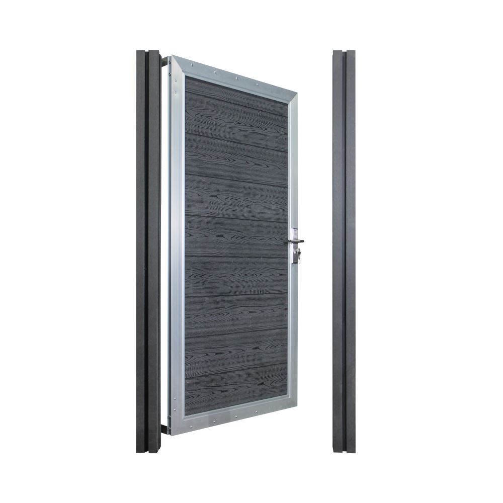 Porte: 20644 - WPC Gartentor CATOR Anthrazit Sichtschutzzaun Tor – Nuovo e nell'imballaggio originale da Wallenwil venduto da toesstal-vertrieb 8