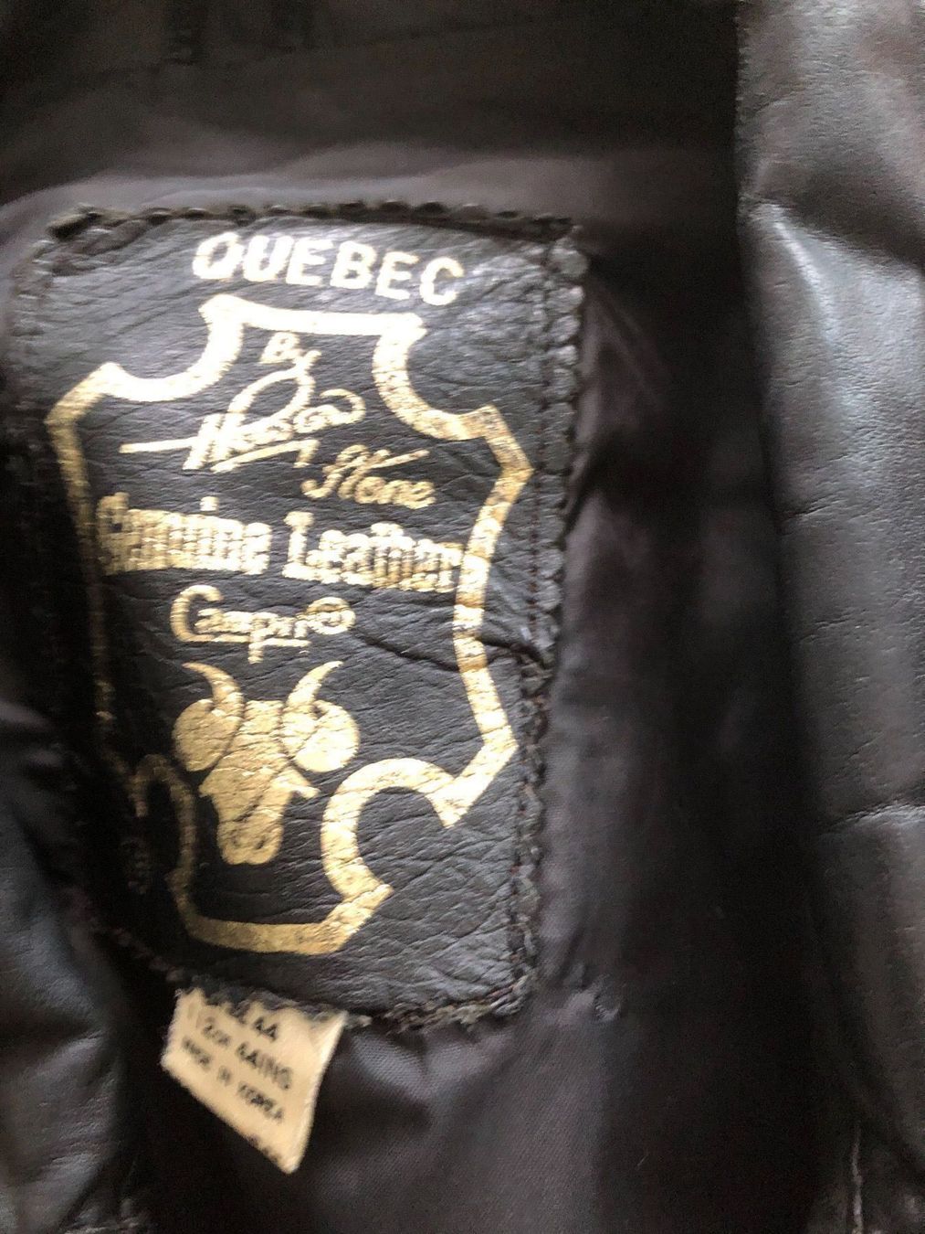 Giacche: Leder Jacke Quebec Grösse 44 – Usato da Zürich venduto da manuunited 1