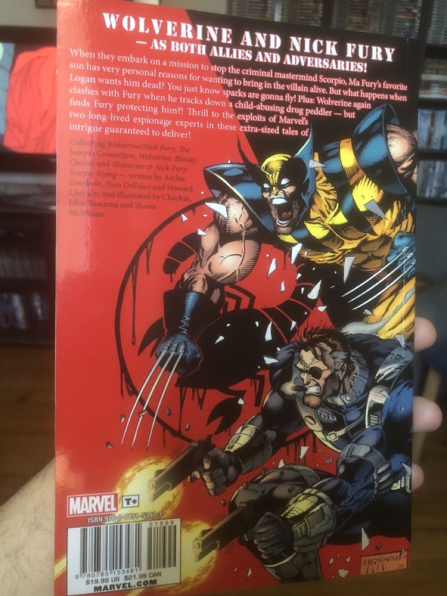 Fumetti: Wolverine/Nick Fury: Scorpio trade paperback  – Nuovo (secondo la descrizione) da Lausanne venduto da fransadpop 1