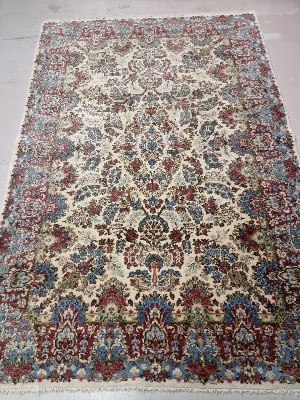 Teppiche: 183x269 Perser Kirman Gereinigt – Gebraucht aus Olten von OrientDeko