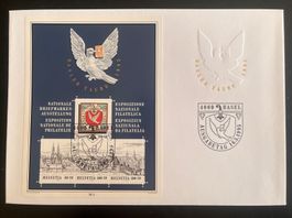 ET Luxusbrief Nat. Briefmarkenausstellung, Basler Taube 1995