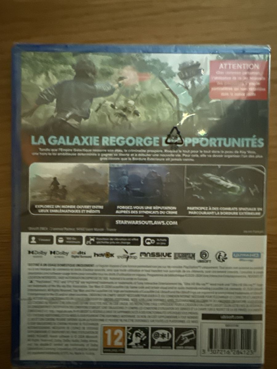 Sony Giochi: Star Wars Outlaws PS5 – Nuovo e nell'imballaggio originale da Givisiez venduto da Scilliam 1