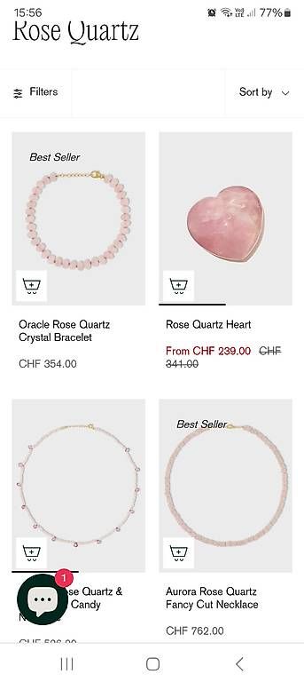 Pietre preziose: JIA JIA Rose Quartz healing Bracellet – Nuovo e nell'imballaggio originale da Uerkheim venduto da Pod23 3