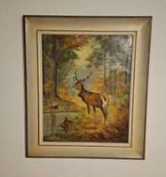 Schöne Öl auf Leinwand von Edmond Ducret Gemälde