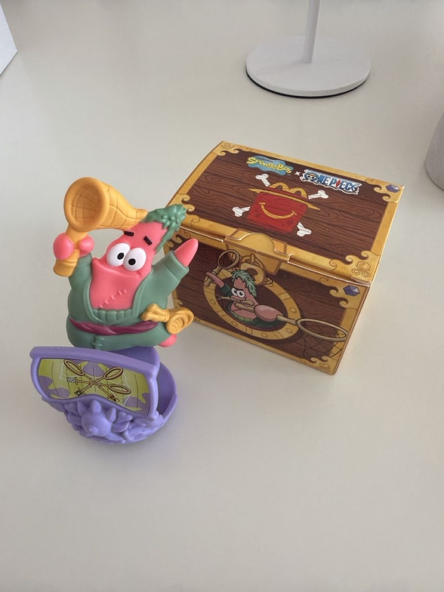 Mc Donald's Figuren: Mc Donald’s Spongebob x OnePiece – Neu (gemäss Beschreibung) aus Solothurn von Vintage87