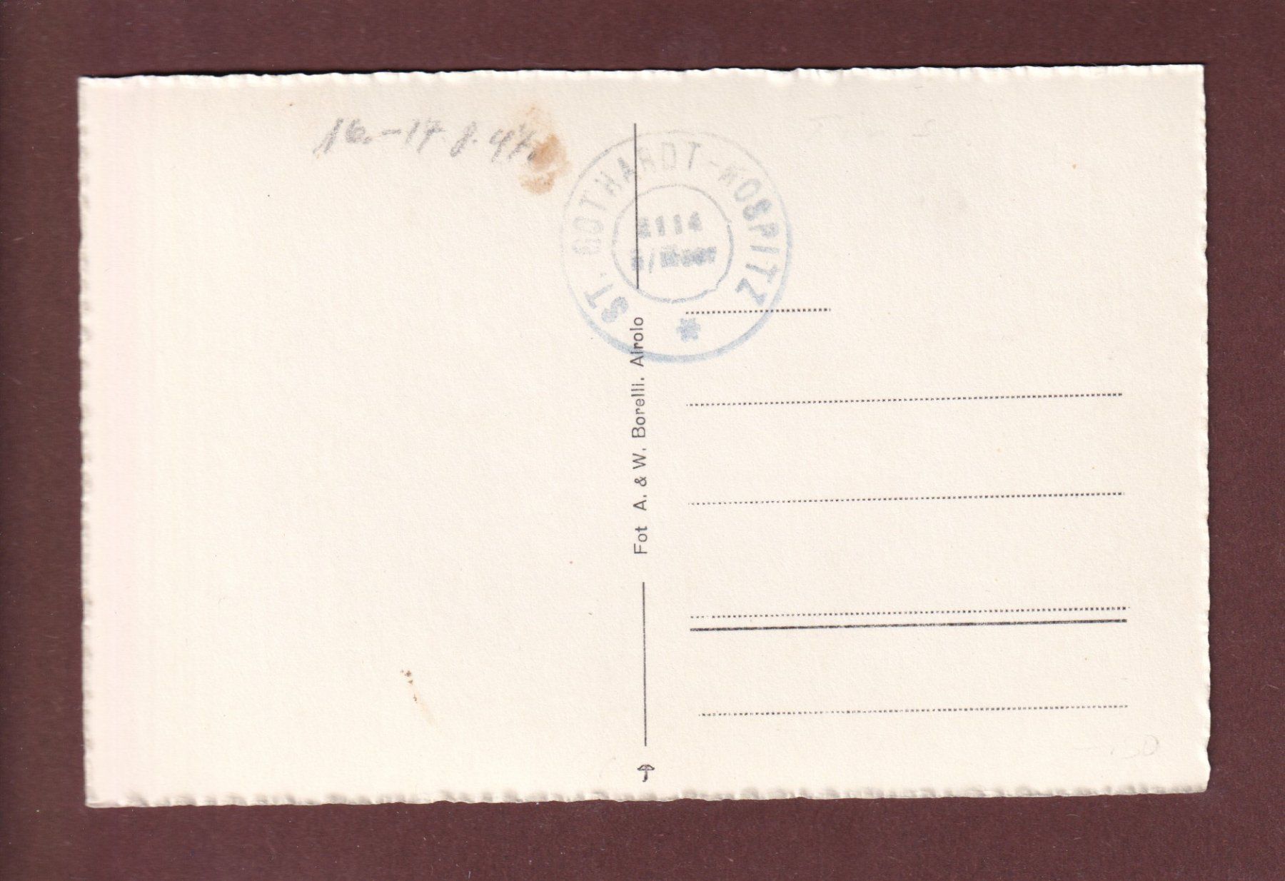Cartoline postali: SAN GOTTARDO - Monumento Guex – Usato da Pully venduto da nicecards-shop 1